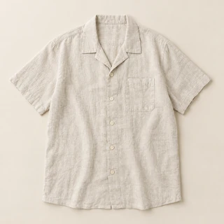 Product photo: Linen camp shirt